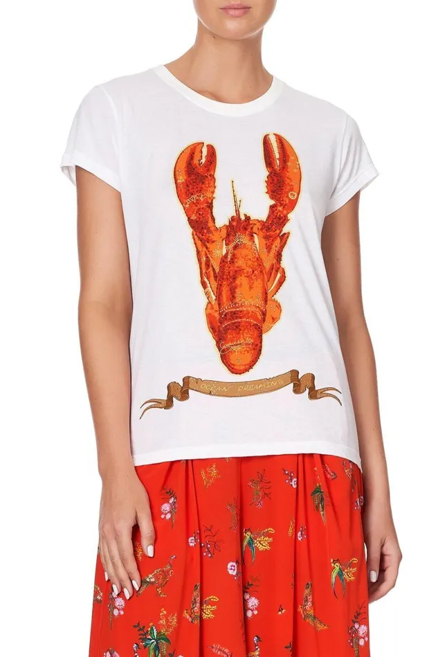 Camilla Tees Women Curved Hem Fitted Tee Cinema Paradiso