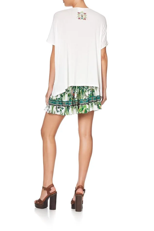 Camilla Tees Women Loose Fit Round Neck Tee Daintree Darling