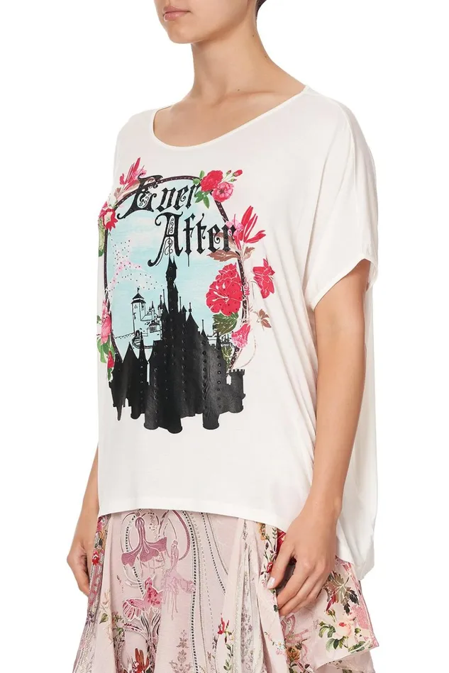 Camilla Tees Women Loose Fit Round Neck Tee Istenanya