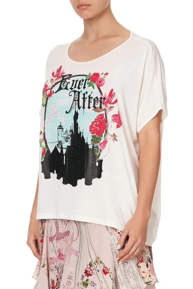 Camilla Tees Women Loose Fit Round Neck Tee Istenanya