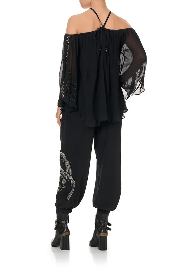 Camilla Tops Women Keyhole Off Shoulder Blouse The Jewelled Arrow
