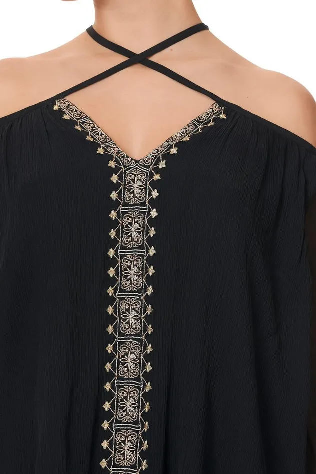 Camilla Tops Women Keyhole Off Shoulder Blouse The Jewelled Arrow