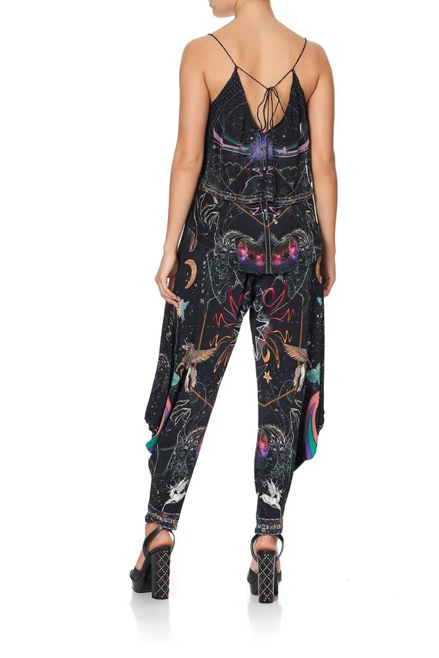 Camilla Tops Women Top With Neckline Frill Midnight Moon House