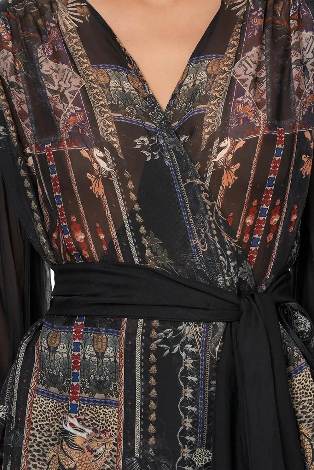 Camilla Tops Women Wrap Blouse With Yoke Son Of Seven Queens