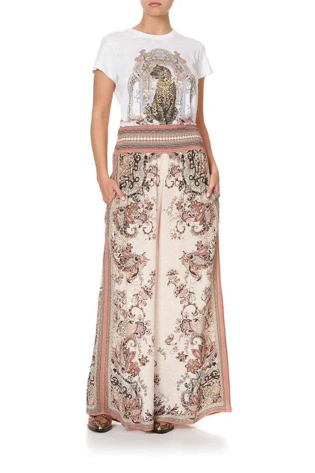 Camilla Trousers and Leggings Women Shirred Waist Pant Tales Of Talitha