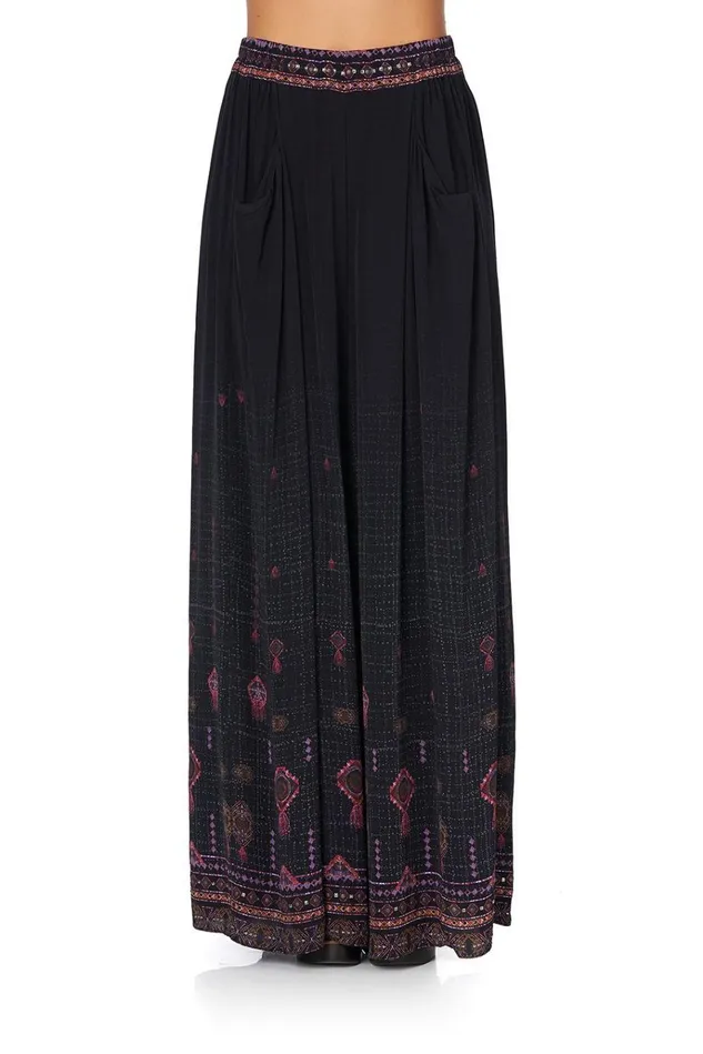 Camilla Trousers and Leggings Women Wide Leg Pant With Gathered Pockets Mina Mina
