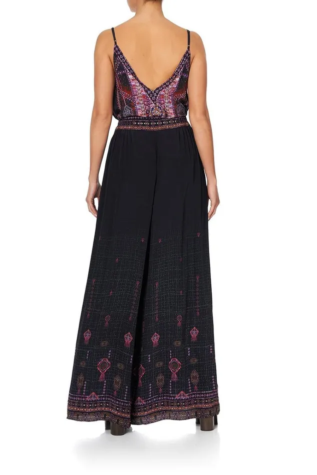 Camilla Trousers and Leggings Women Wide Leg Pant With Gathered Pockets Mina Mina