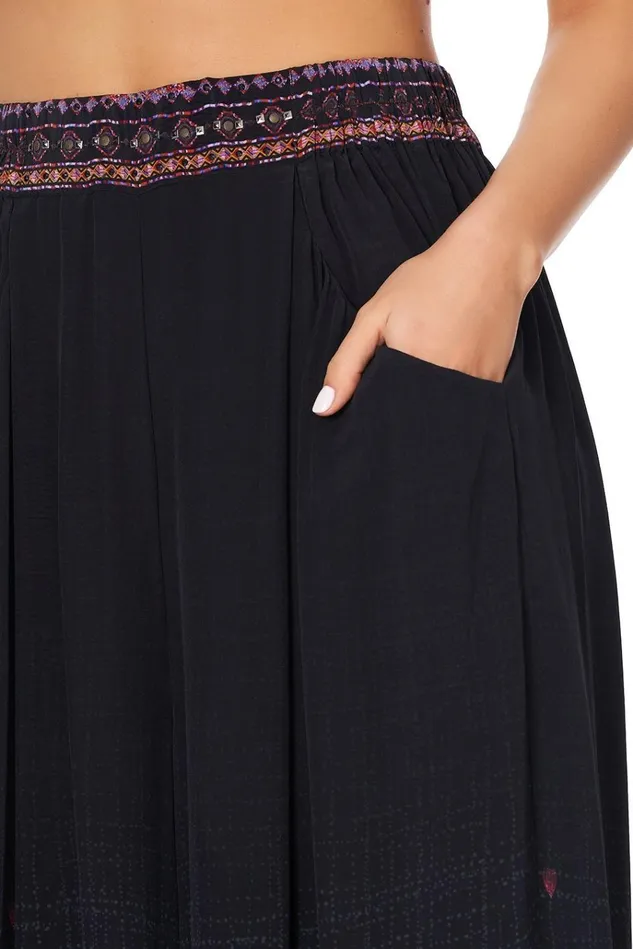 Camilla Trousers and Leggings Women Wide Leg Pant With Gathered Pockets Mina Mina