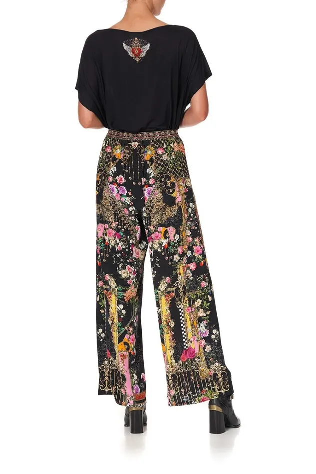 Camilla Trousers and Leggings Women Wide Leg Trouser With Front Pockets Montagues Capulet