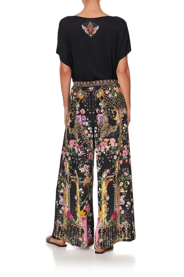 Camilla Trousers and Leggings Women Wide Leg Trouser With Front Pockets Montagues Capulet