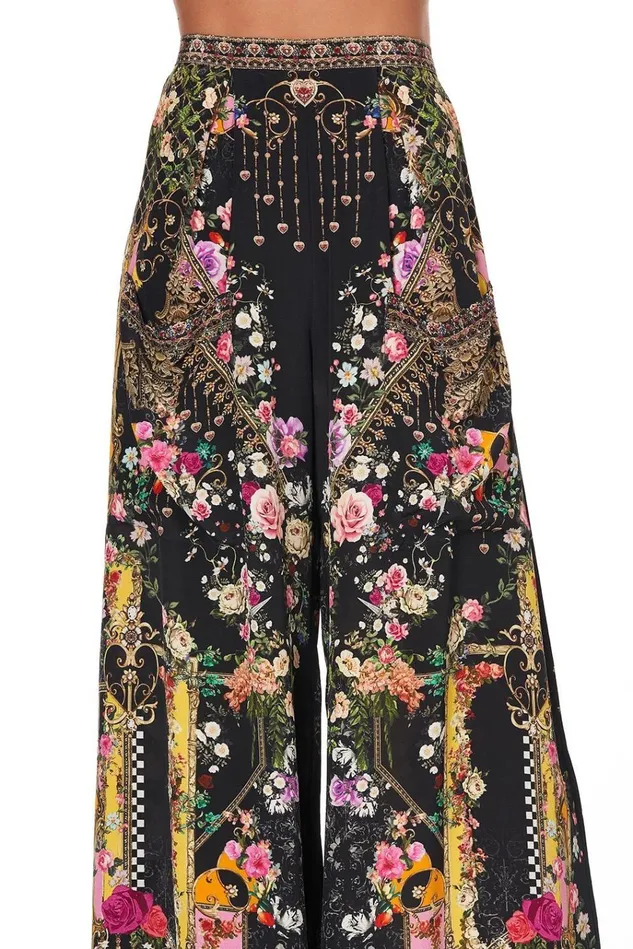 Camilla Trousers and Leggings Women Wide Leg Trouser With Front Pockets Montagues Capulet