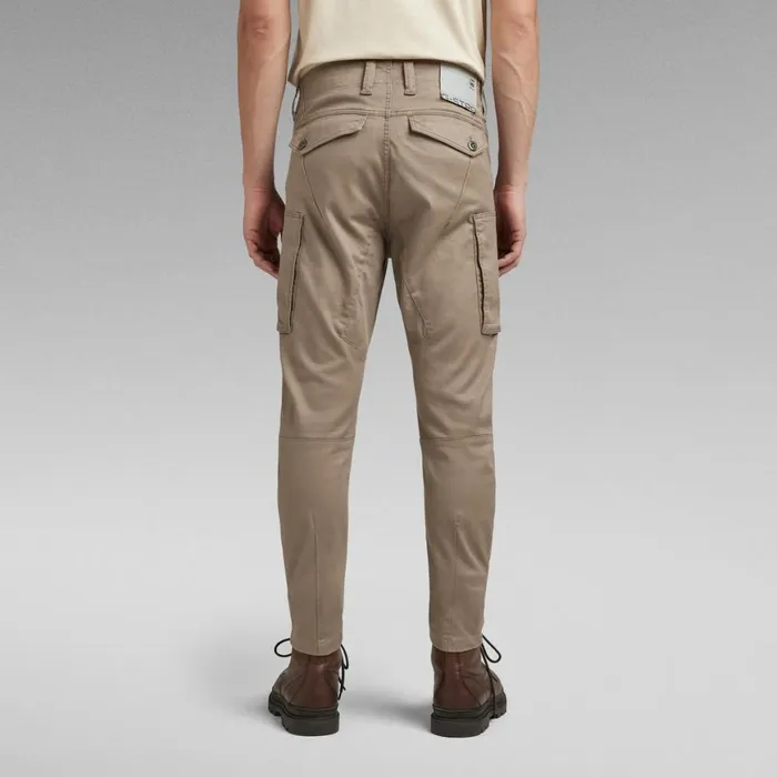 Cargos and Chinos Men GStar RAW Zip Pocket 3D Skinny Cargo Pants Dark Lever
