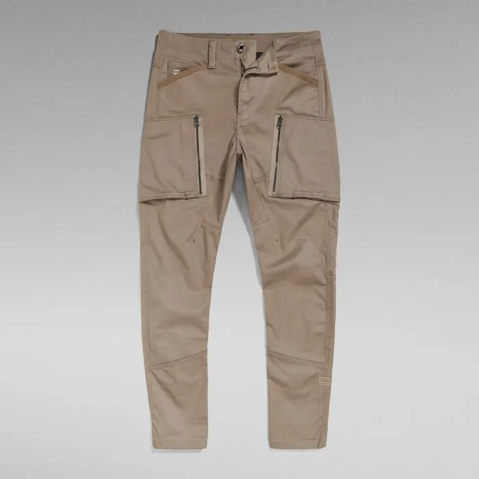 Cargos and Chinos Men GStar RAW Zip Pocket 3D Skinny Cargo Pants Dark Lever