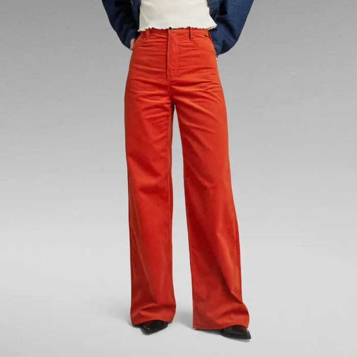 Cargos and Chinos Women GStar RAW Deck 20 Ultra High Loose Pants Rooibos Tea