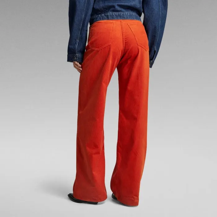 Cargos and Chinos Women GStar RAW Deck 20 Ultra High Loose Pants Rooibos Tea