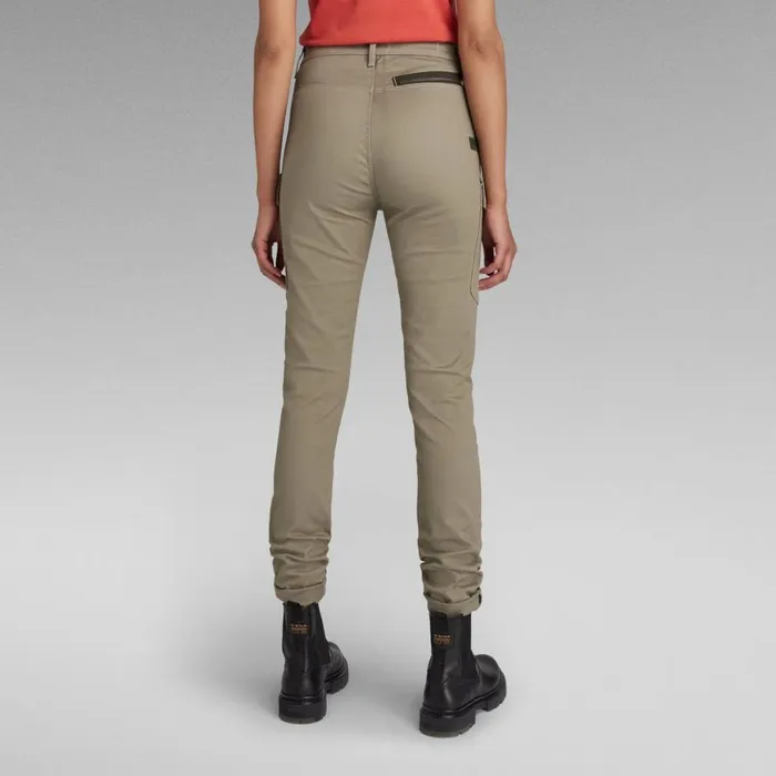 Cargos and Chinos Women GStar RAW Kafey Cargo Ultra High Skinny Pants Shamrock