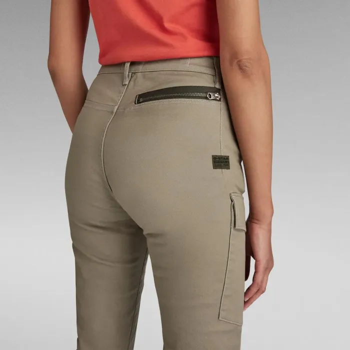 Cargos and Chinos Women GStar RAW Kafey Cargo Ultra High Skinny Pants Shamrock