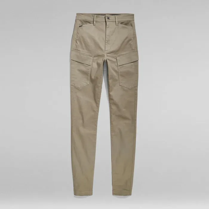 Cargos and Chinos Women GStar RAW Kafey Cargo Ultra High Skinny Pants Shamrock