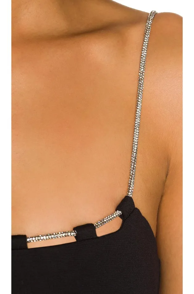 Charlotte Midi Dress Black Women Lovers and Friends Dresses