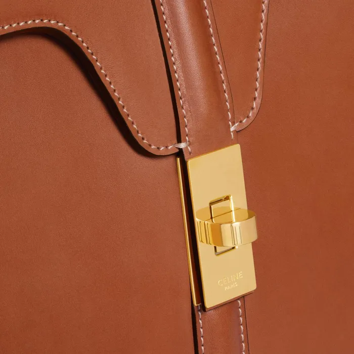 Classique 16 Bag In Natural Calfskin Tan Women CELINE 16 Classique 16 Bag In Natural Calfskin Tan Women CELINE 16