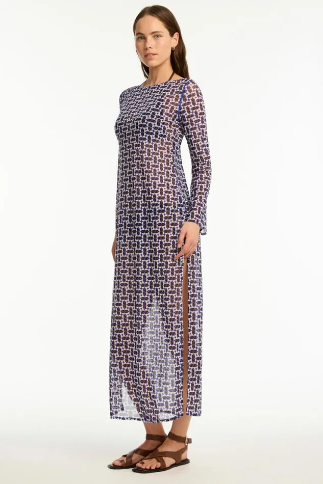 Coast Mesh Long Dress Coast Cobalt Women Sea Level Dresses