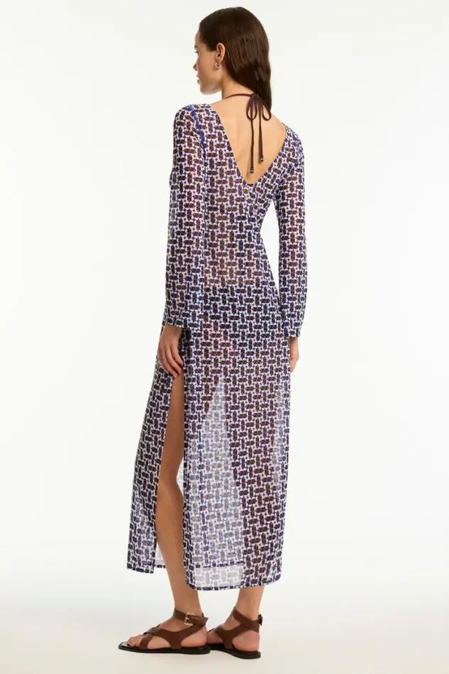 Coast Mesh Long Dress Coast Cobalt Women Sea Level Dresses