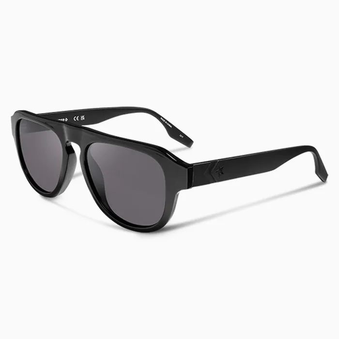 Converse Hats and Sunglasses Fluidity Pilot Sunglasses Black 8211 MenWomen