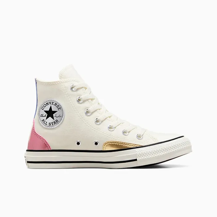 Converse High Top Chuck Taylor All Star Chrome Egretsilverpink 8211 Women