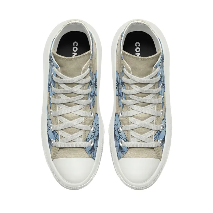 Converse High Top Custom Chuck Taylor All Star Move Platform By You Nutty Granola 8211 Women