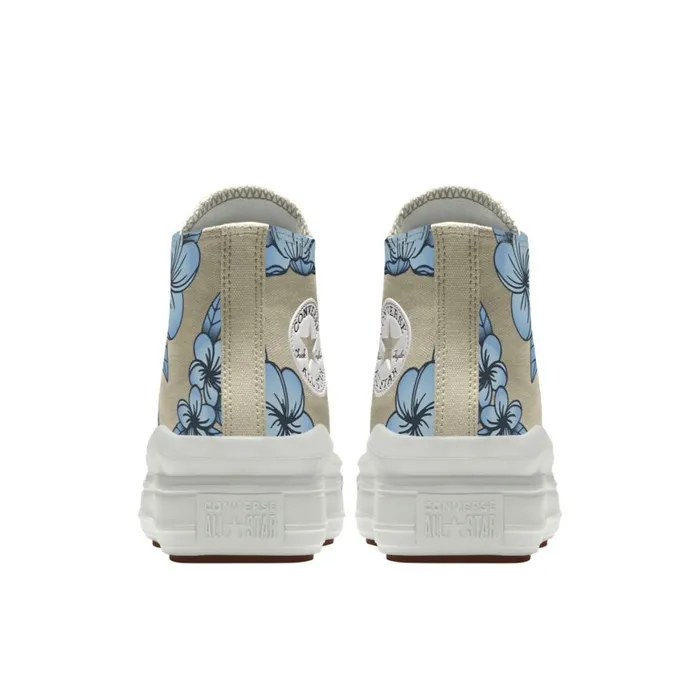 Converse High Top Custom Chuck Taylor All Star Move Platform By You Nutty Granola 8211 Women