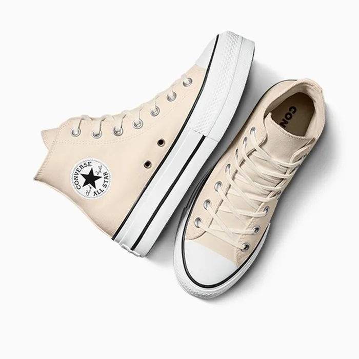 Converse Lift Platforms Chuck Taylor All Star Lift Platform Natural Ivorywhiteblack 8211 Women