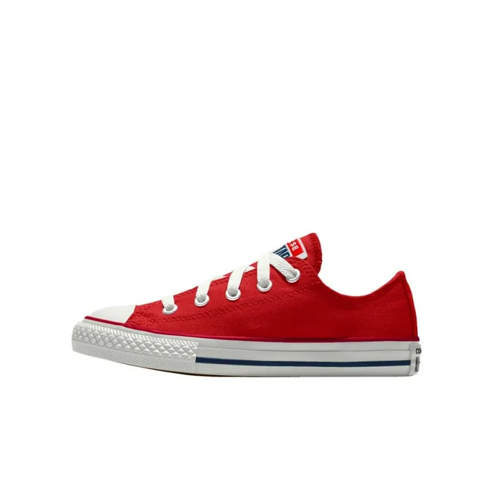Converse Low Top Custom Chuck Taylor All Star By You Red 8211 Kids