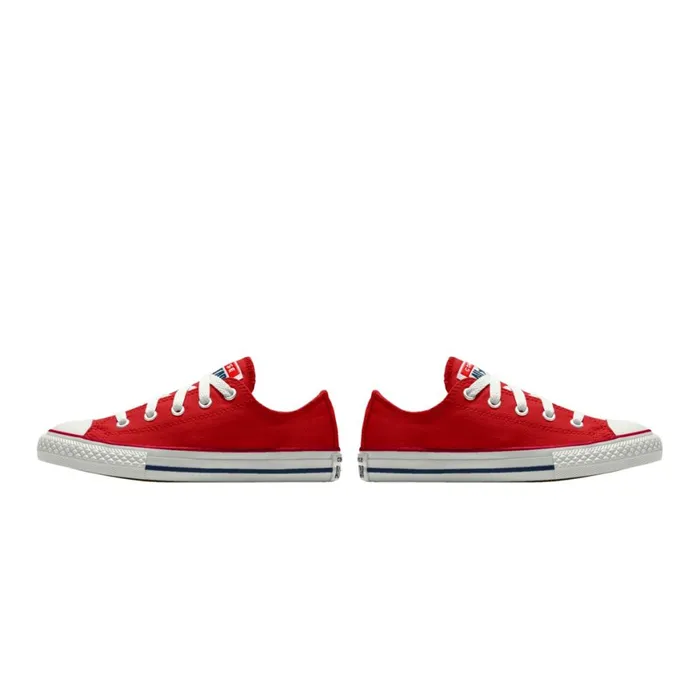 Converse Low Top Custom Chuck Taylor All Star By You Red 8211 Kids