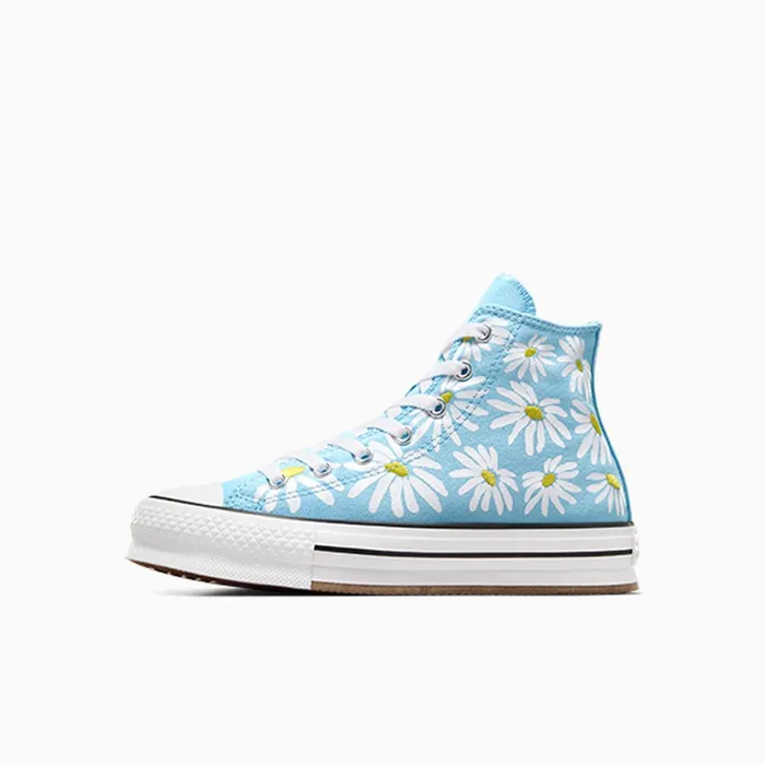 Converse Platforms Chuck Taylor All Star Lift Platform Floral True Skydandy Lionwhite 8211 Kids