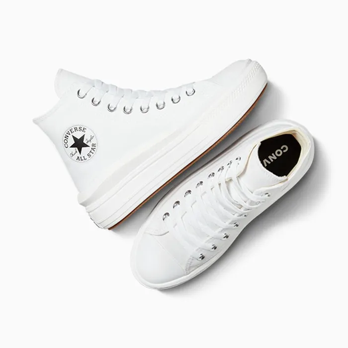 Converse Platforms Chuck Taylor All Star Move Platform Whitenatural Ivoryblack 8211 Women
