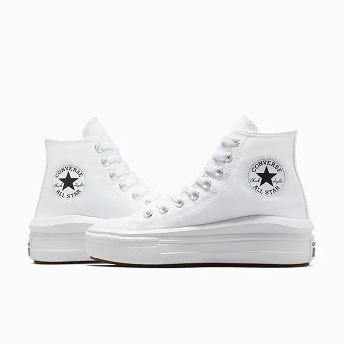 Converse Platforms Chuck Taylor All Star Move Platform Whitenatural Ivoryblack 8211 Women