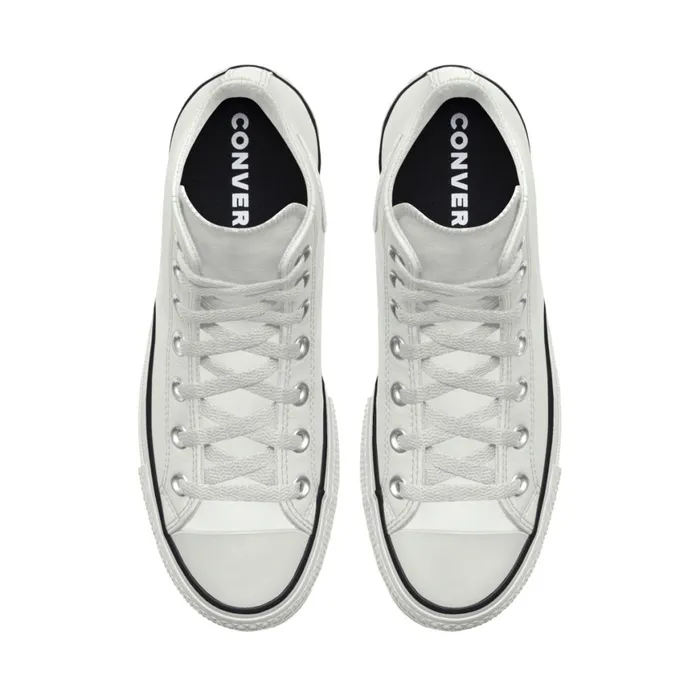Converse Platforms Custom Chuck Taylor All Star Lift Platform Leather By You White 8211 MenWomen