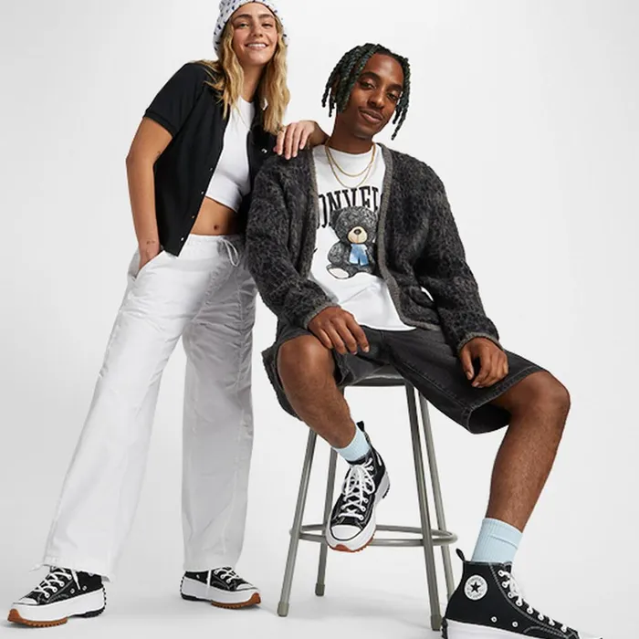 Converse Platforms Run Star Hike Platform Blackwhitegum 8211 MenWomen