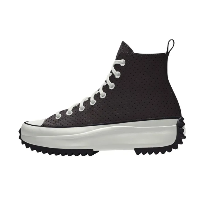 Converse Run Star Custom Run Star Hike Platform Leather By You Black Perforated 8211 Women