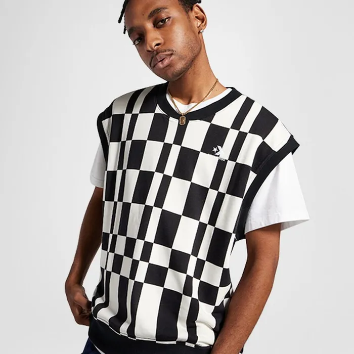 Converse Tops and Shirts Checkered Vest Converse Black 8211 Men