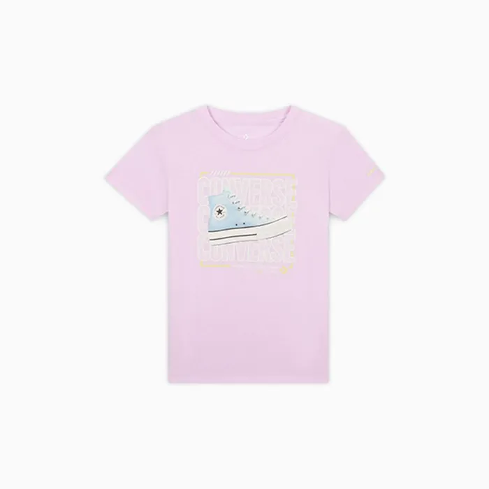 Converse Tops and TShirts Chuck Taylor High Top TShirt Stardust Lilac 8211 Kids Converse Tops and TShirts Chuck Taylor High Top TShirt Stardust Lilac 8211 Kids