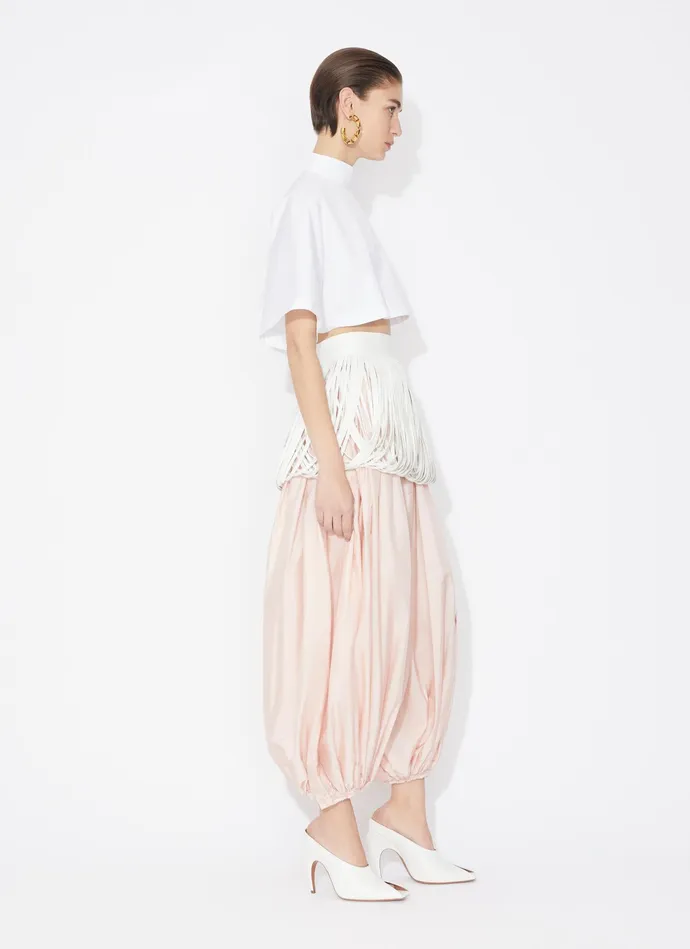 COTTON POPLIN HIGHNECK TOP Women Alaa Tops and Shirts