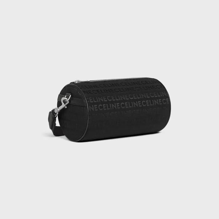 Cylinder Bag In Celine All Over Jacquard Black Men CELINE SHOULDER CARRY BAGS Cylinder Bag In Celine All Over Jacquard Black Men CELINE SHOULDER CARRY BAGS