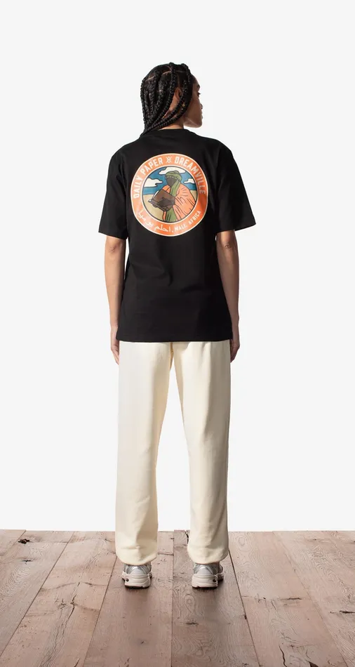 Daily Paper X Dreamville Black TShirt Women Daily Paper TShirts