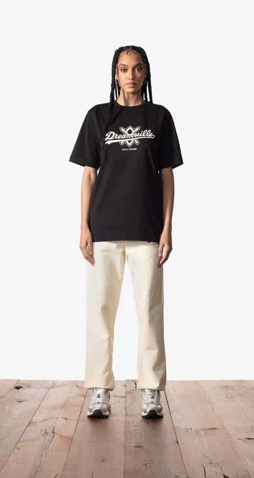 Daily Paper X Dreamville Black TShirt Women Daily Paper TShirts