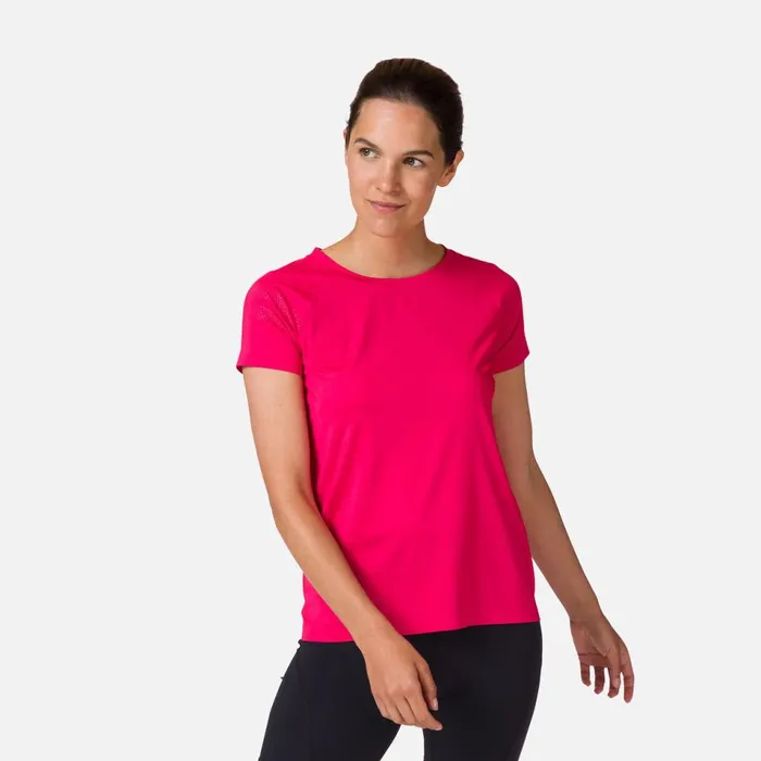 Damen Polos Und TShirts Rossignol DamenTShirt Tech Candypink