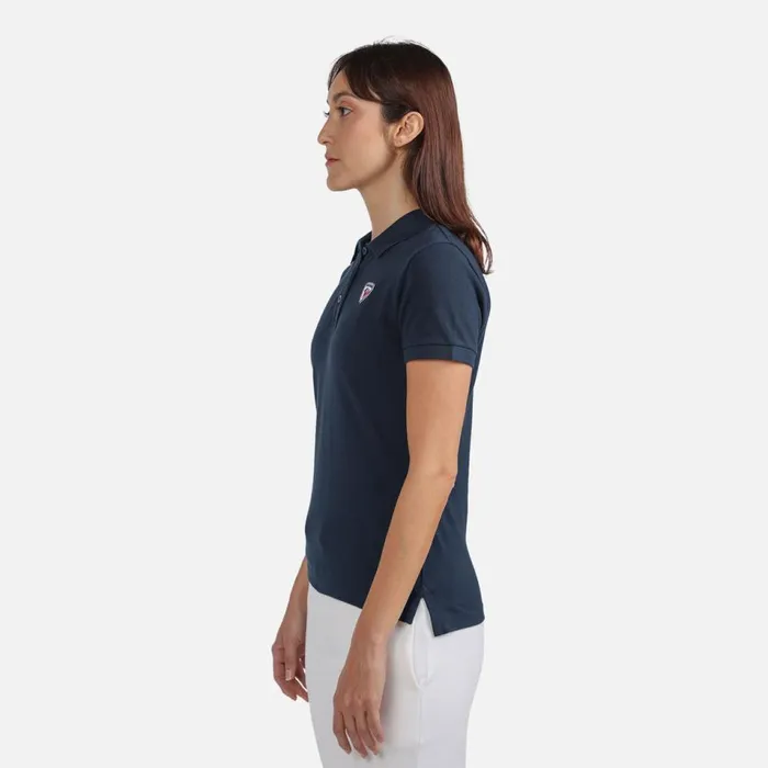Damen Polos Und TShirts Rossignol Logo Polohemd Fr Damen Darknavy715