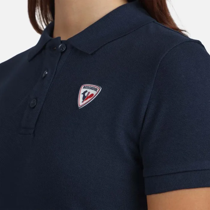 Damen Polos Und TShirts Rossignol Logo Polohemd Fr Damen Darknavy715