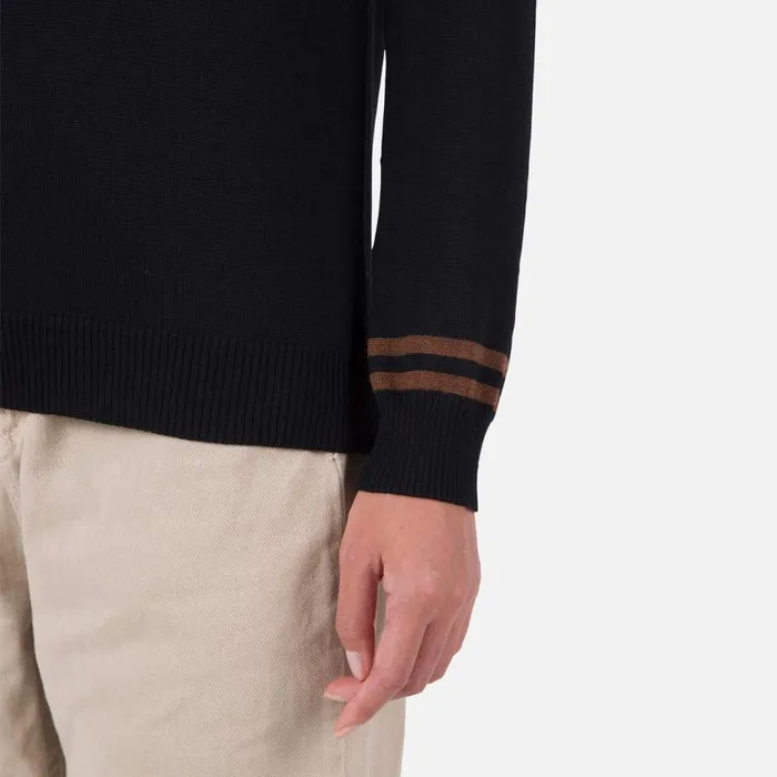 Damen Sweatshirts Und Pullover Rossignol Damenpullover Mit Rundhalsausschnitt Black200