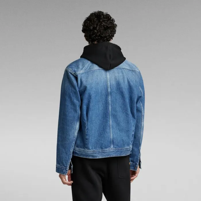 Denim Jackets MenWomen GStar RAW Unisex Flight Combat Jacket Faded Harbor